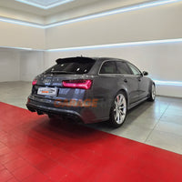 DIFFUSORE + TERMINALI --RS6 LOOK-- per AUDI A6 S-LINE 4G C7 2015-2018 POSTERIORE