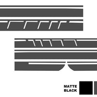 Decalcomanie laterali Adesivo in vinile Grigio scuro per Mercedes CLA W117 C117
