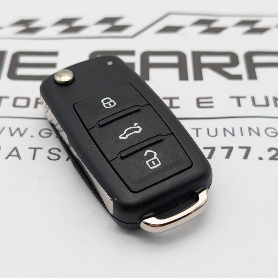 TELECOMANDO GUSCIO CHIAVE compatibile per VW GOLF 6, VI Polo 6R Passat B7 CC