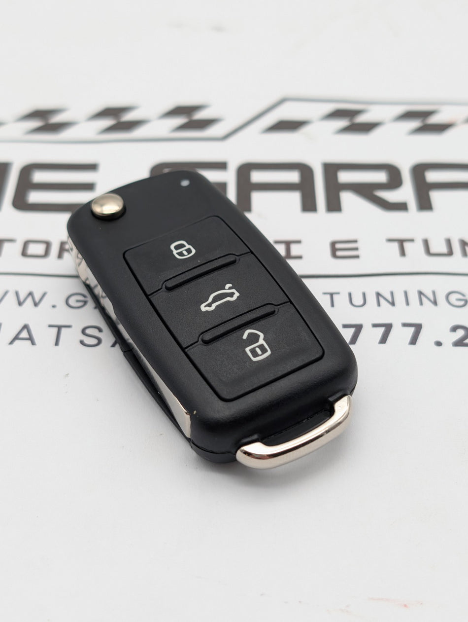 TELECOMANDO GUSCIO CHIAVE compatibile per VW GOLF 6, VI Polo 6R Passat B7 CC