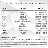 Filtro Aria Caldaia Gommini Set 5pz per Fiat Doblò Citroen Nemo