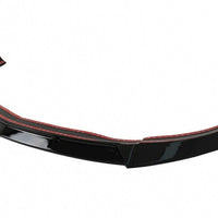 Spoiler per paraurti anteriore per Mercedes CLA45 C117 X117 (2013-2016) nero luc