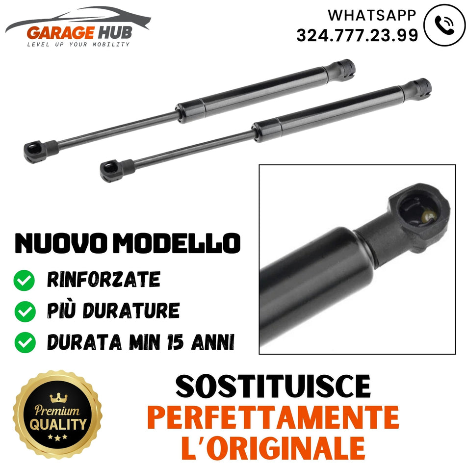 MOLLE A GAS  GIULIETTA Alfa Romeo BAULE COFANO POSTERIORE PISTONCINI