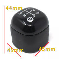 Pomello Manopola 5 Marce leva cambio manuale NERO per Fiat Panda 2012-2024