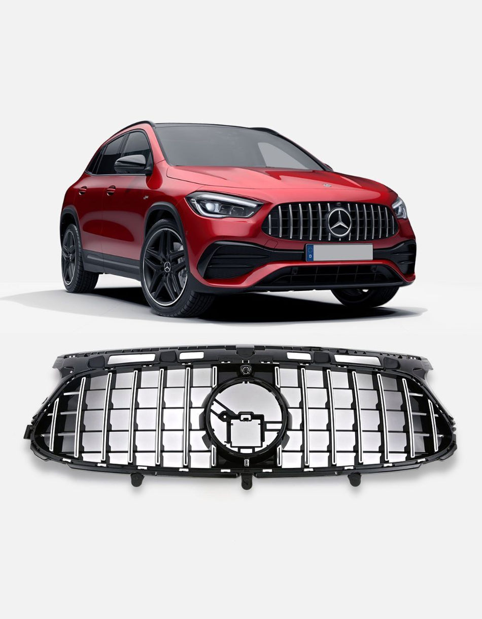 per Mercedes GLA H247 2020- Linea AMG Griglia Radiatore GT Nero
