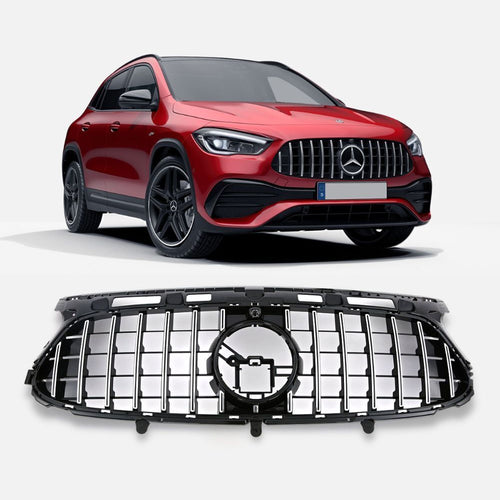 per Mercedes GLA H247 2020- Linea AMG Griglia Radiatore GT Nero