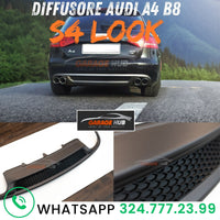 TRASFORMAZIONE da A4 STANDARD a ✨S-LINE -> DIFFUSORE per AUDI A4 B8 8K 2012-2015
