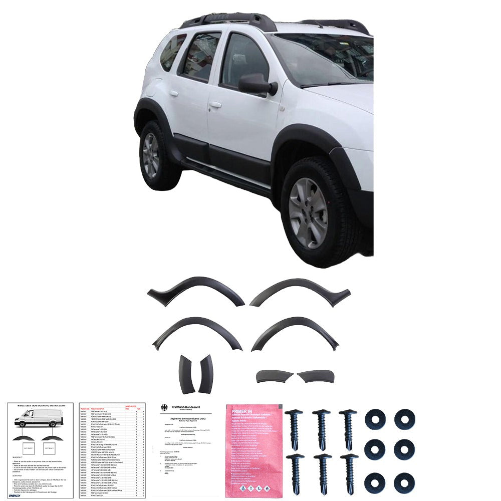 Copri passaruota compatibili con DACIA Duster Serie 1 2010-2017 con