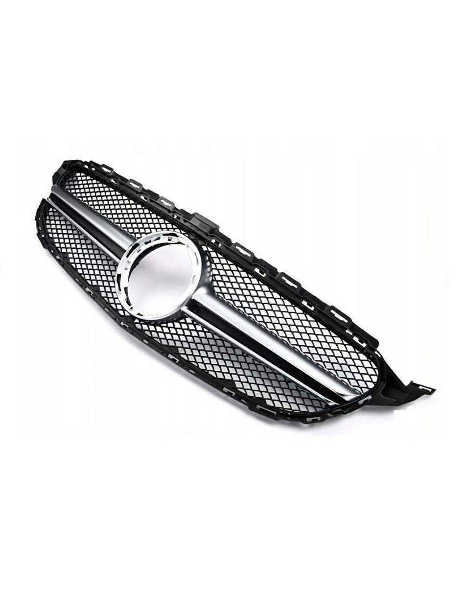 per Mercedes C W205 S205 2018-2021 Griglia Radiatore Look AMG