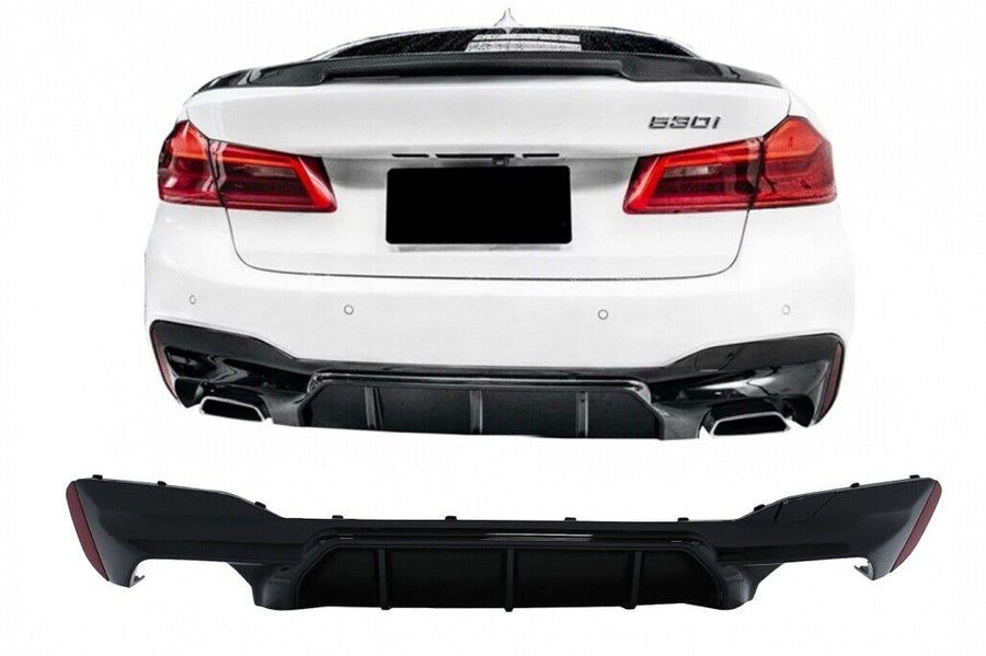 Diffusore per paraurti posteriore per BMW Serie 5 G30 G31 Limousine Touring (201