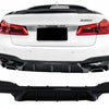 Diffusore per paraurti posteriore per BMW Serie 5 G30 G31 Limousine Touring (201