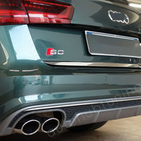 S6 Replica per AUDI A6 4G C7 2015-2018 DIFFUSORE POSTERIORE SOTTO PARAURTI