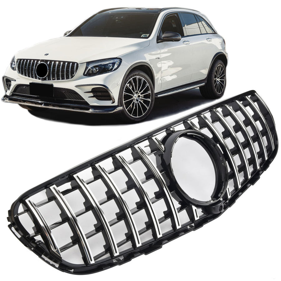 Griglia Griglia sportiva per Mercedes X253 Classe GLC in PANAMERICANA OPTIK 3...
