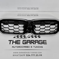 GRIGLIA LED a Nido d'ape per BMW SERIE 3 G20 G28 - >2023-2025 Bianco Ghiaccio