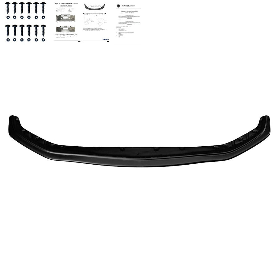 Splitter anteriore per BMW Serie 5 G30 / G31 M-Pack 2017-2020 con omologazione A