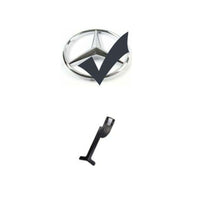 per Mercedes C W203 2000-2007 Griglia Radiatore Cromata Look AMG