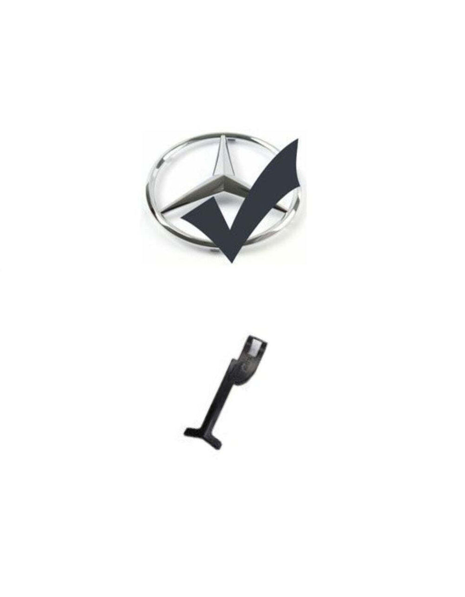 per Mercedes C W203 2000-2007 Griglia Radiatore Cromata Look AMG