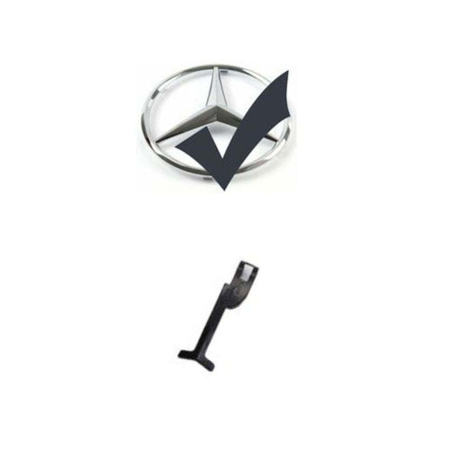 per Mercedes C W203 2000-2007 Griglia Radiatore Cromata Look AMG