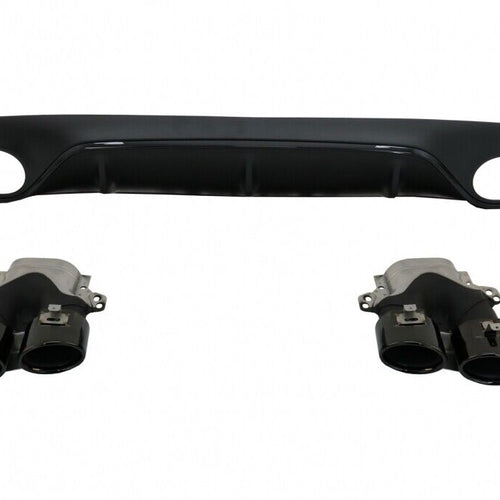 Diffusore posteriore con terminali di scarico per Mercedes Classe E C238 A238 AM