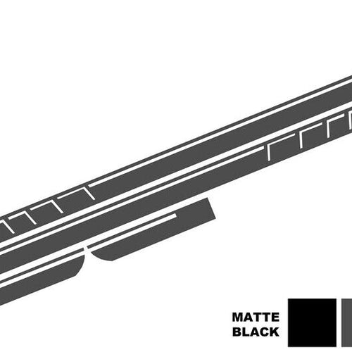 Decalcomanie laterali Adesivo in vinile Grigio scuro per Mercedes CLA W117 C117