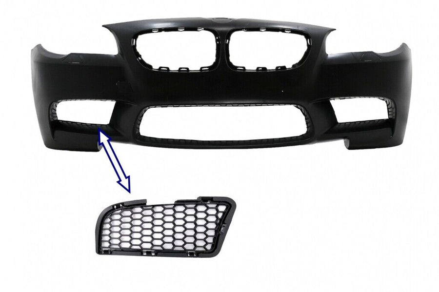 Griglia fendinebbia LATO DESTRO per BMW Serie 5 F10 F11 NON LCI LCI (2010-2017)