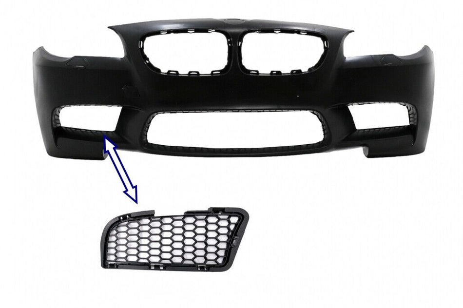 Griglia fendinebbia LATO DESTRO per BMW Serie 5 F10 F11 NON LCI LCI (2010-2017)