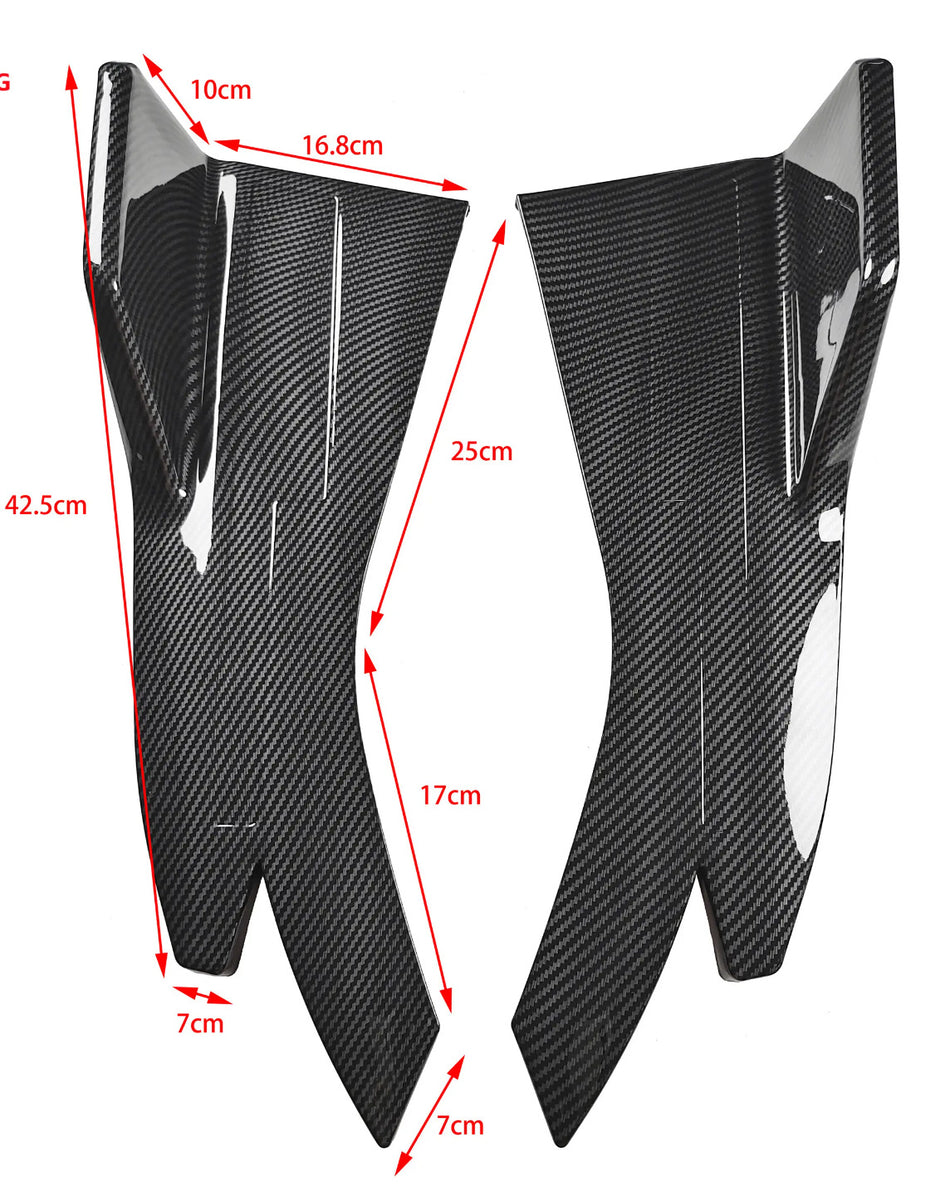 Coda Minigonne Spoiler Posteriore Flaps in Fibra di Carbonio per tutte le auto