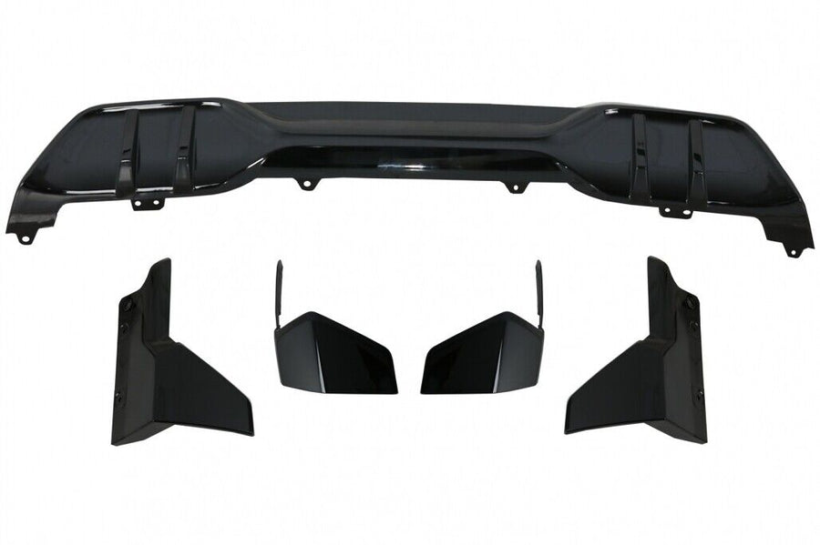 Aero Body Kit Labbro del paraurti anteriore e diffusore d'aria per BMW X5 G05 (2018-2022) M Design Piano Black