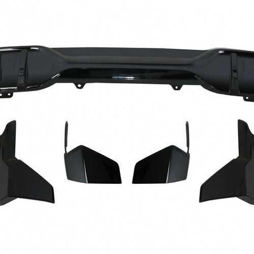 Aero Body Kit Labbro del paraurti anteriore e diffusore d'aria per BMW X5 G05 (2018-2022) M Design Piano Black