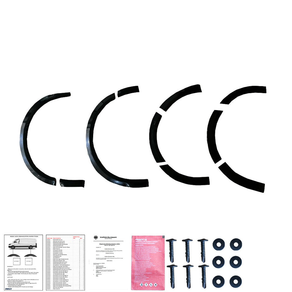 Copri passaruota compatibili con VW VOLKSWAGEN Transporter T6 2015-2019 (passo c