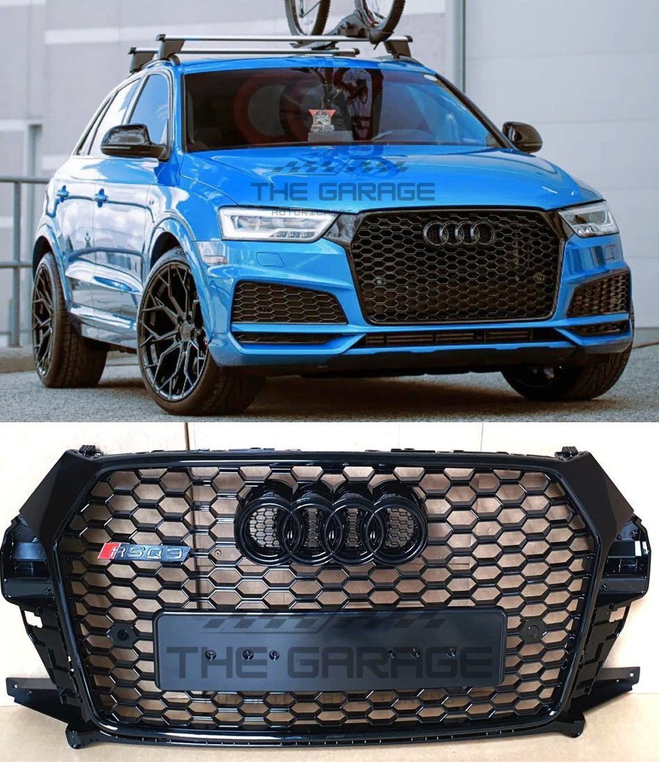 per Audi Q3 2011-2017 Griglia Anteriore Calandra RSQ3 Look
