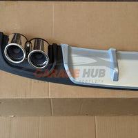 DIFFUSORE POSTERIORE DOPPI TERMINALI PER VW  POLO V 6R 2009-2017 SOTTO PARAURTI