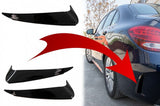 Alette laterali per paraurti posteriore Flics per Mercedes Classe C W205