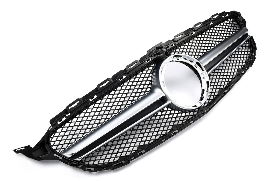 per Mercedes C W205 S205 18-21 Griglia Anteriore 360° Look AMG