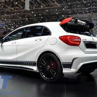 Decalcomanie laterali Adesivo in vinile Giallo opaco per Mercedes CLA W117 C117