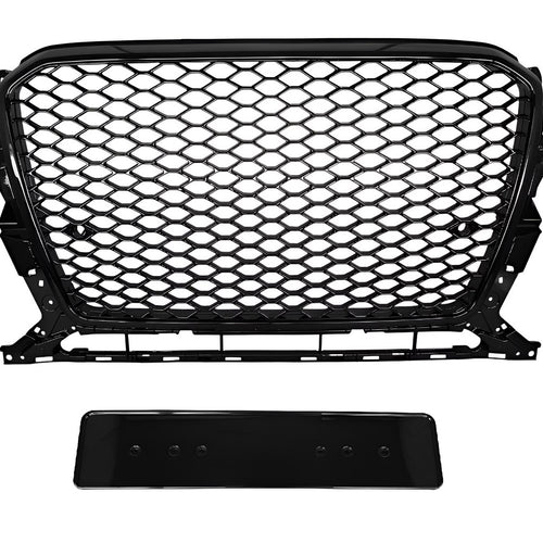 Griglia Radiatore Look RS Q5 per Audi Q5 8R (2009 - 2016) Nero Lucido