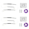 Kit Riparazione Parabrezza Destra-Sinistra per Audi A3 03-13