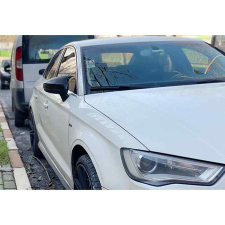 Copri Calotte Specchietti SPORT *Look S3* per Audi A3 8V 2012-2019 Nero – vista 13