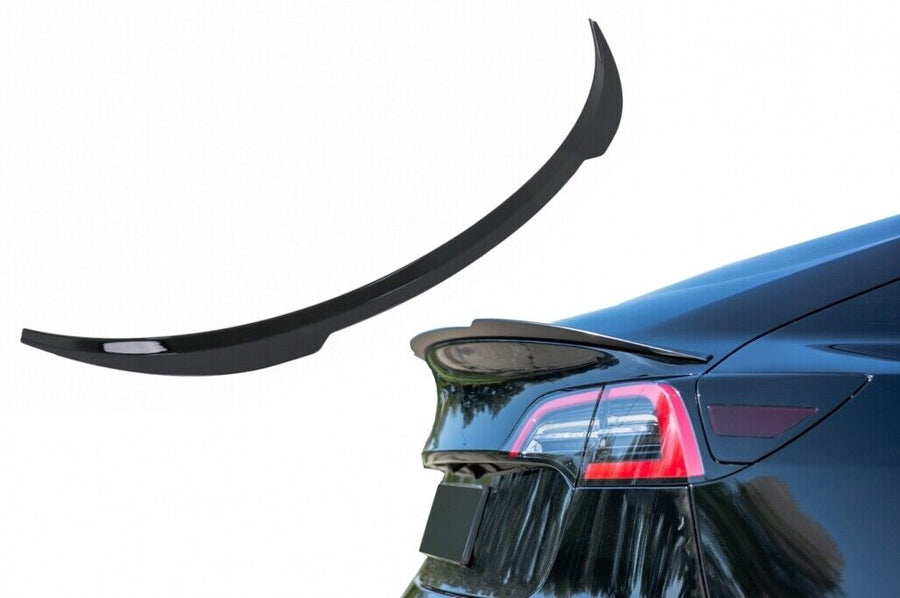 Spoiler per bagagliaio per Tesla Model 3 (2017-up) Piano Black