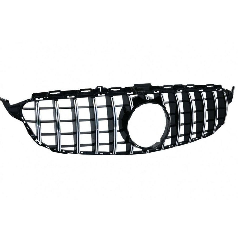per Mercedes C W205 2014-2018 AMG Line Griglia Radiatore GT Look