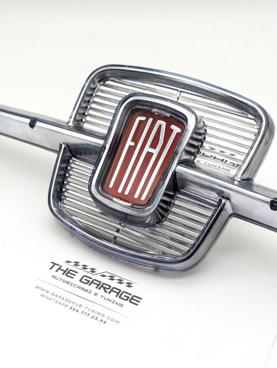 GRIGLIA STEMMA FREGIO Anteriore FIAT 600, 600E, 600D Mascherina Epoca Originale
