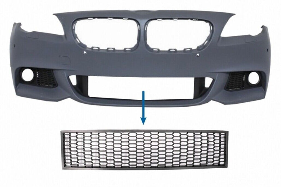 Griglia inferiore centrale paraurti anteriore per BMW Serie 5 F10 F11 M-Tech (20