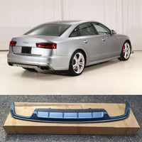 S6 Replica per AUDI A6 4G C7 2015-2018 DIFFUSORE POSTERIORE SOTTO PARAURTI