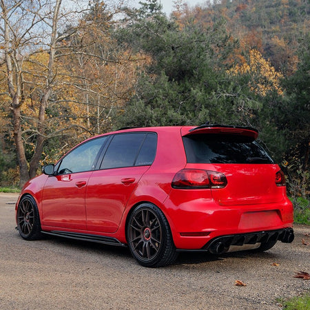 Splitter laterali posteriori compatibili con VW VOLKSWAGEN Golf MK6 GTI – vista 3