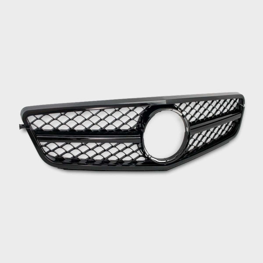 per Mercedes Classe C W204 S204 2007-2014 Griglia Anteriore Nera