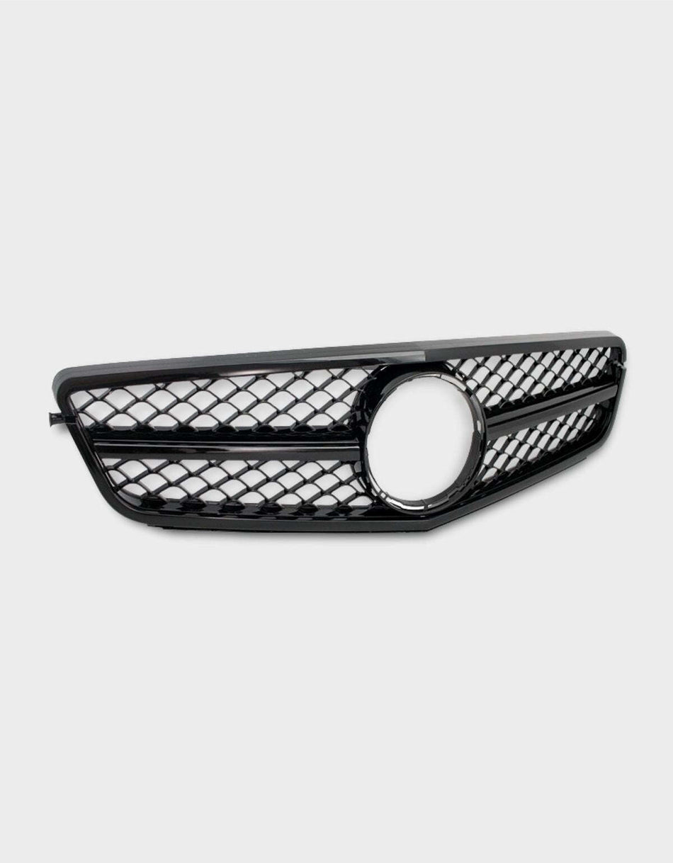 per Mercedes Classe C W204 S204 2007-2014 Griglia Anteriore Nera