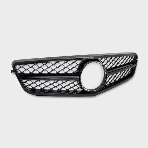 per Mercedes Classe C W204 S204 2007-2014 Griglia Anteriore Nera