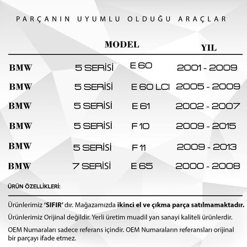 Cremagliera di regolazione sedile BMW Serie 5 7 X5 X6