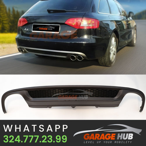 TRASFORMAZIONE da A4 STANDARD a ✨S-LINE -> DIFFUSORE per AUDI A4 B8 8K 2012-2015