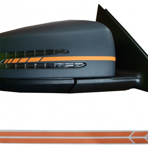 Adesivo Specchio Arancione Opaco per MERCEDES Coupe C238 A B C E Classe S CLA GL